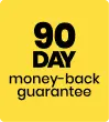 Glacier Breeze 90-day money-back guarantee badge