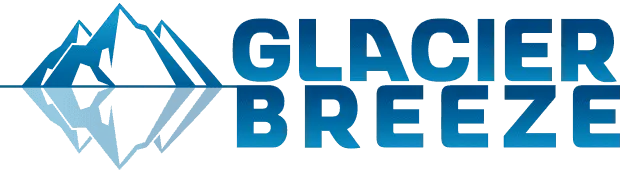 Glacier Breeze official logo - portable evaporative cooler