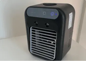 Glacier Breeze customer review - cooler on counter
